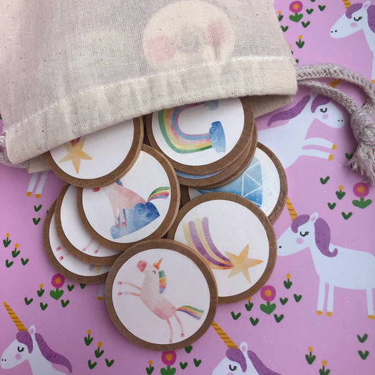 Rainbow Unicorn Memory game