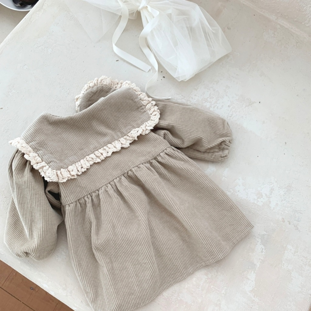 Collared Cord Dress