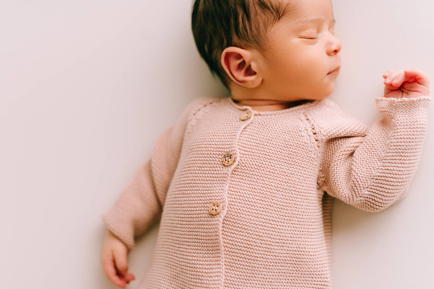 Organic Knit Newborn Set - Pink