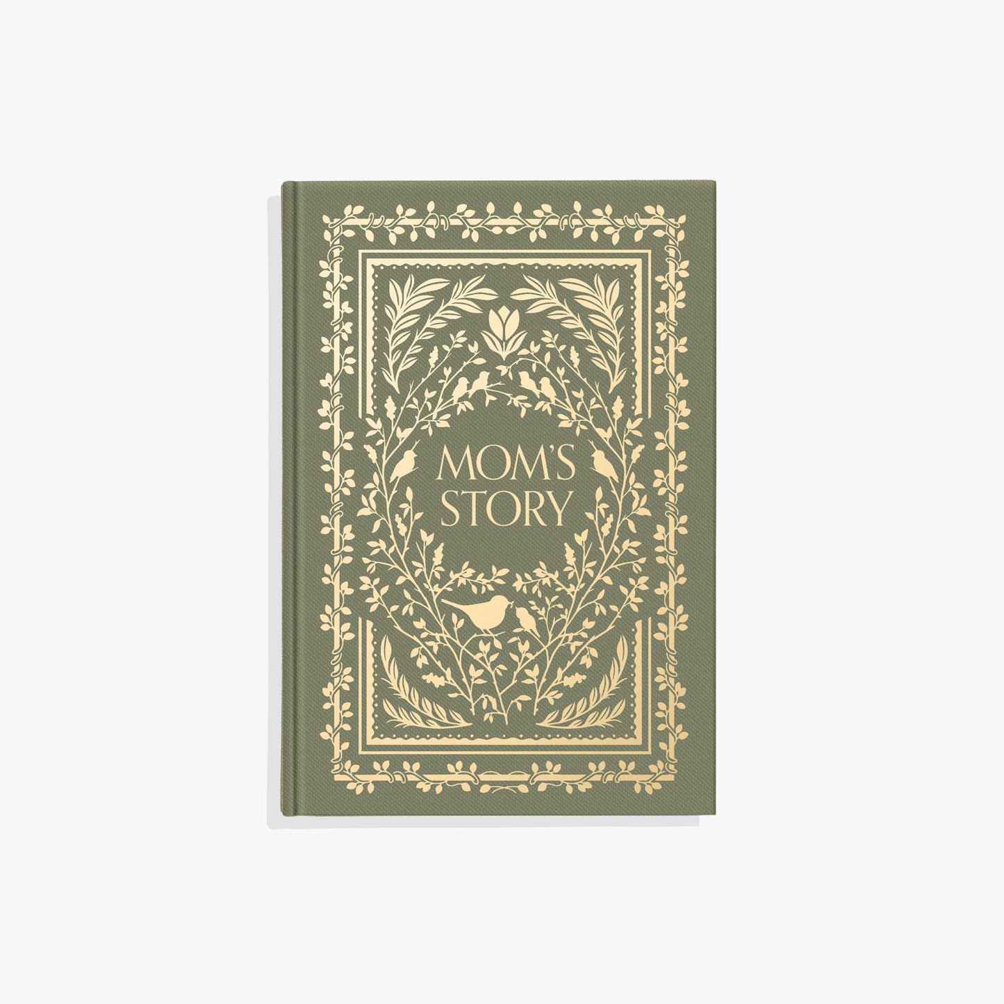 Mom's Story journal interior pages lifestyle view