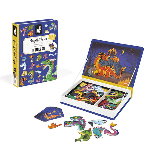 Magneti'book magnetic play book, Dragons