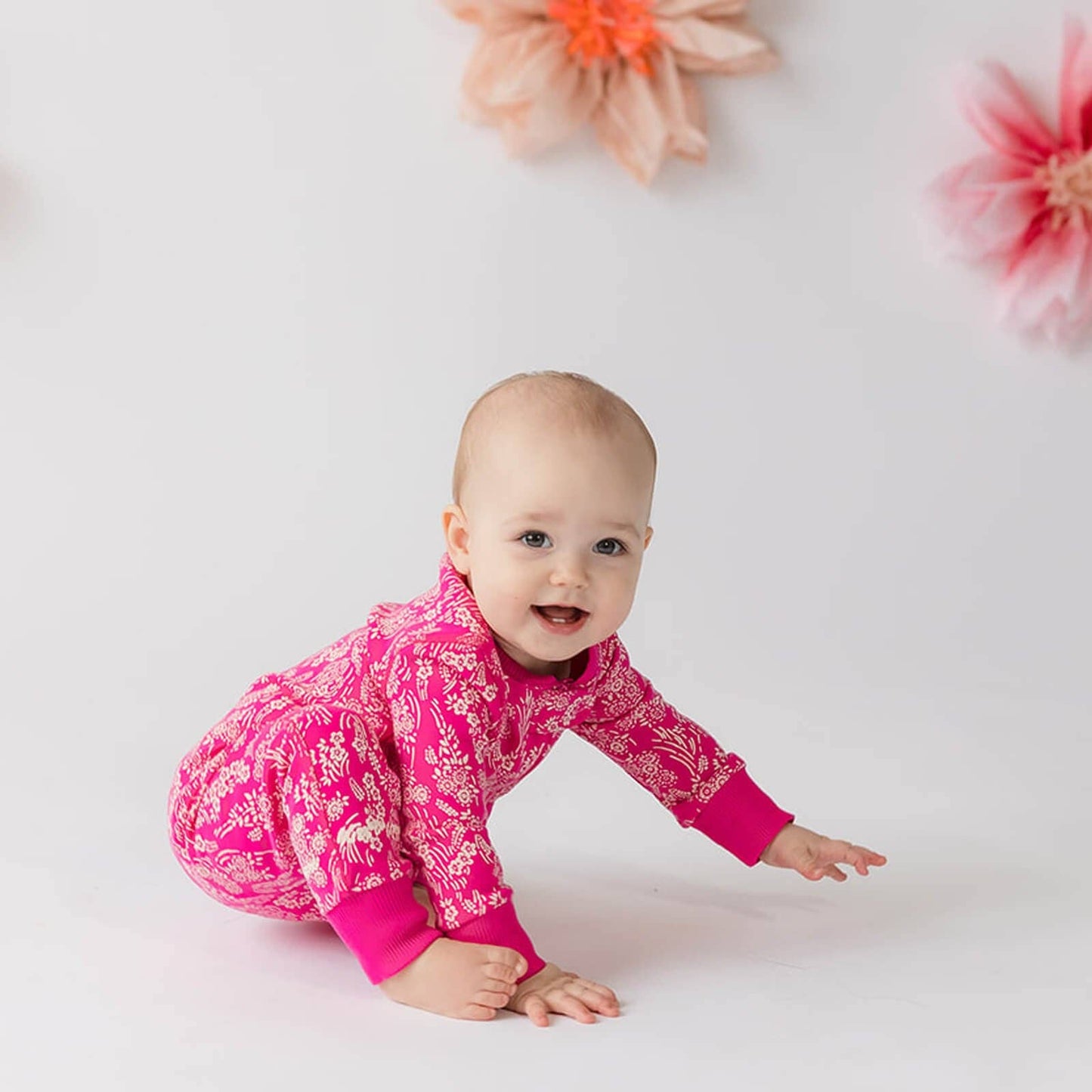 100% Organic Cotton Begonia Bloom PJs