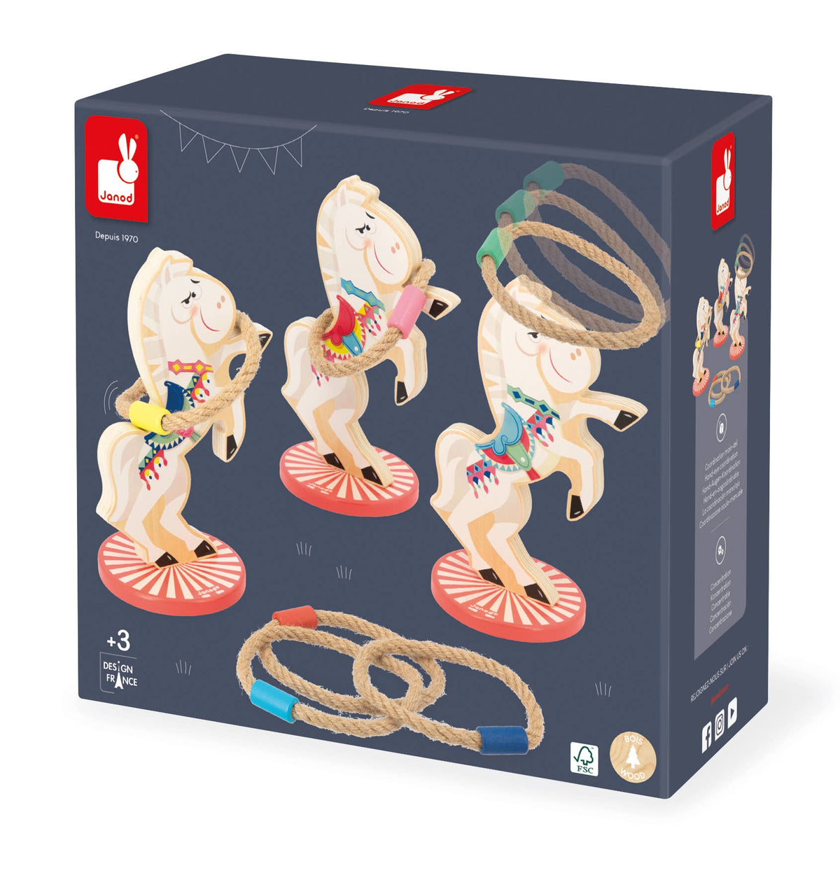 Applepop horse ring toss game, view 4