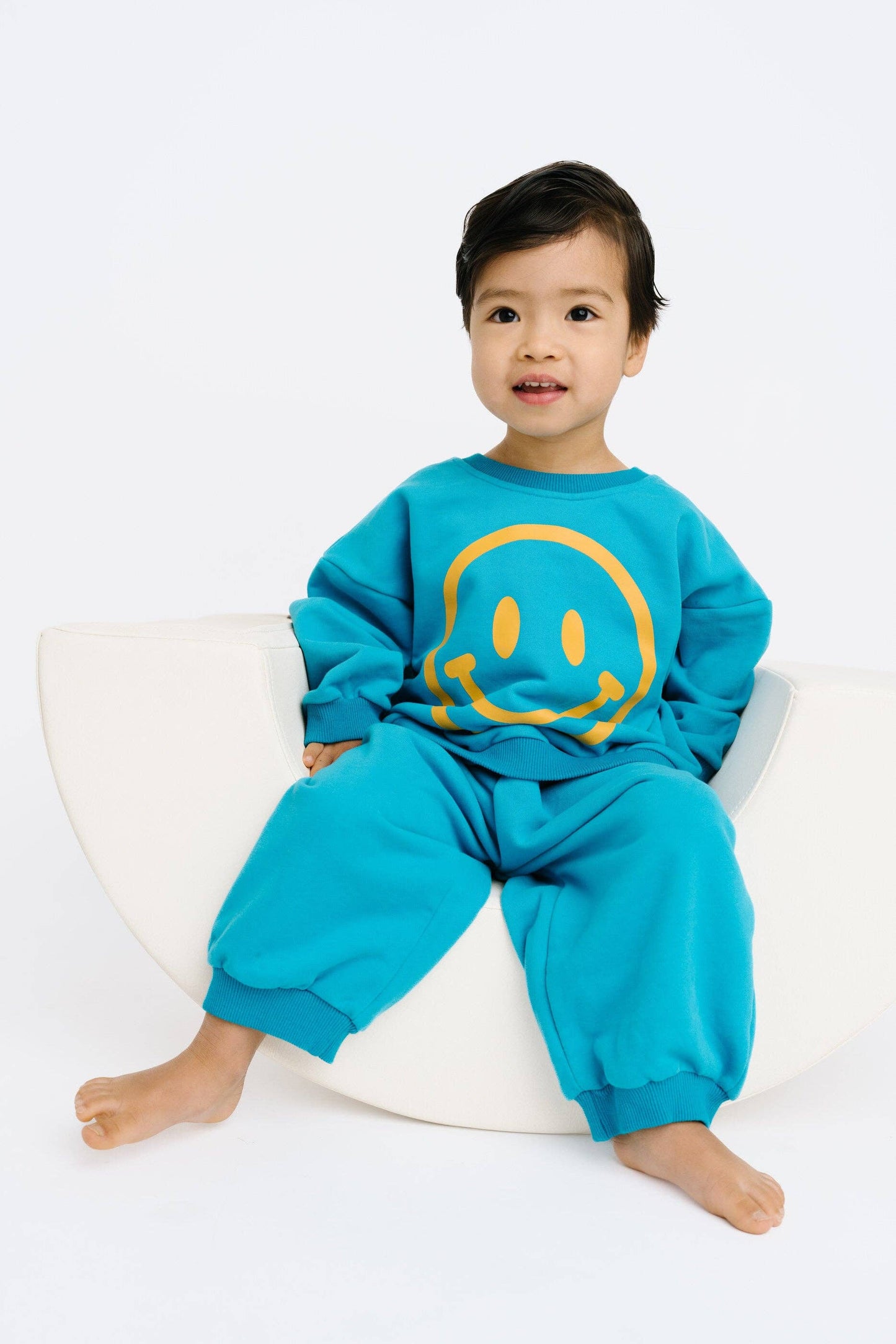 Electric Blue Happy Sweatsuit