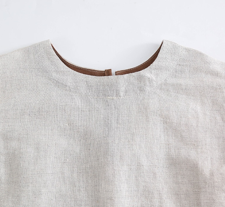 Summer on the Block Linen Dress