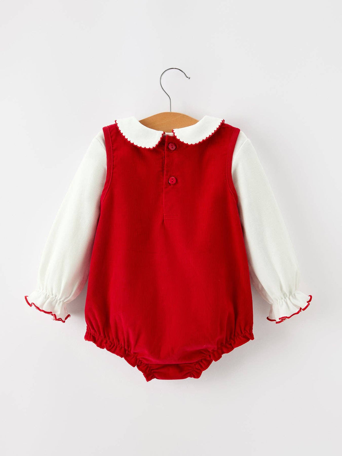Christmas Corduroy Romper Set