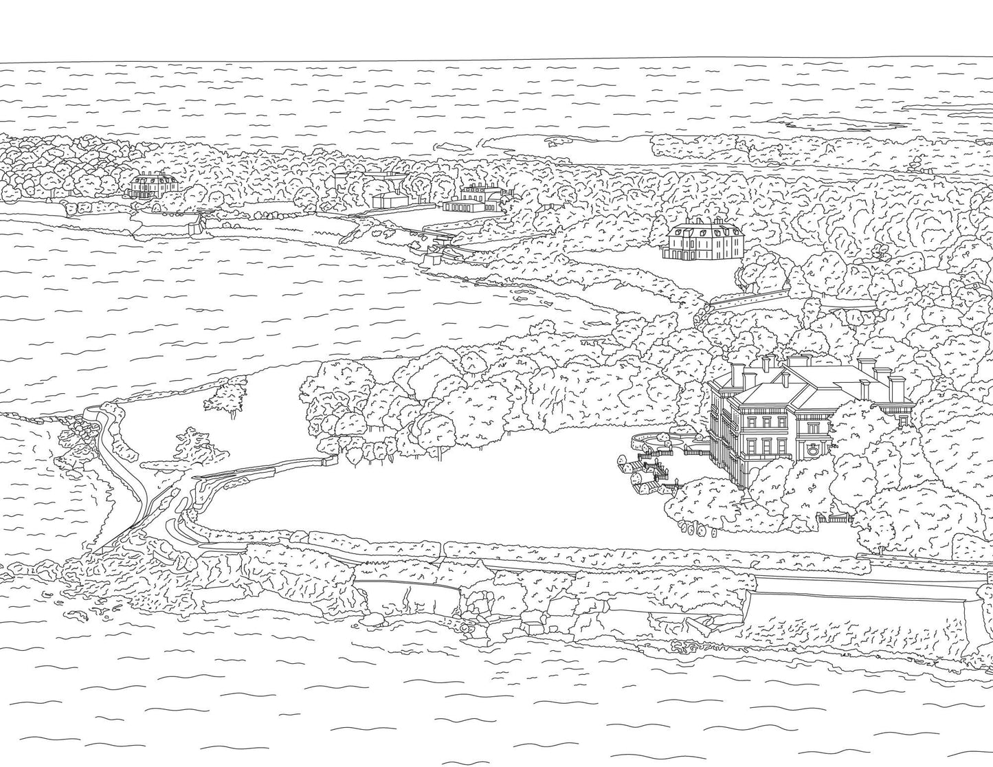 Newport coloring book flat lay product view