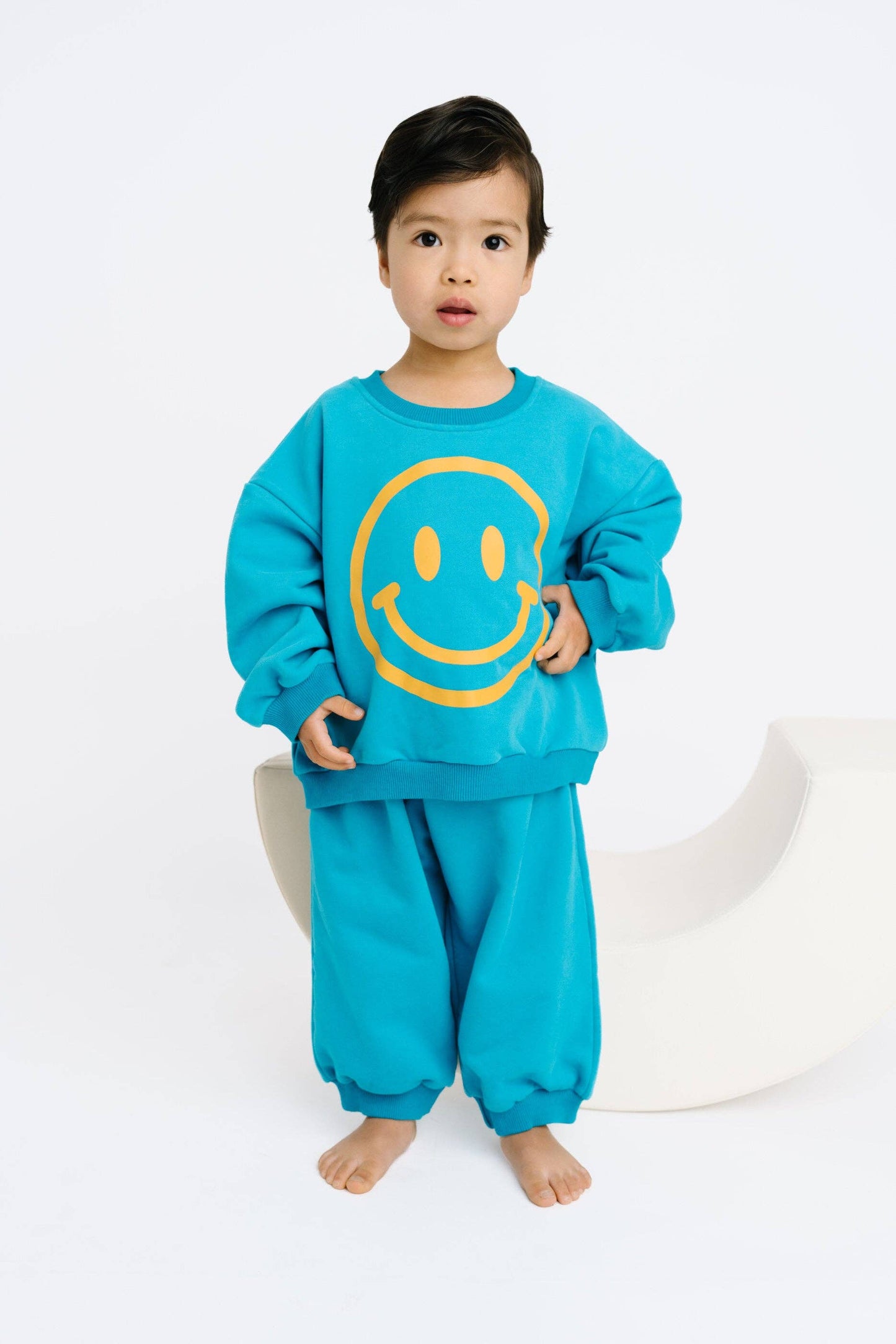 Electric Blue Happy Sweatsuit