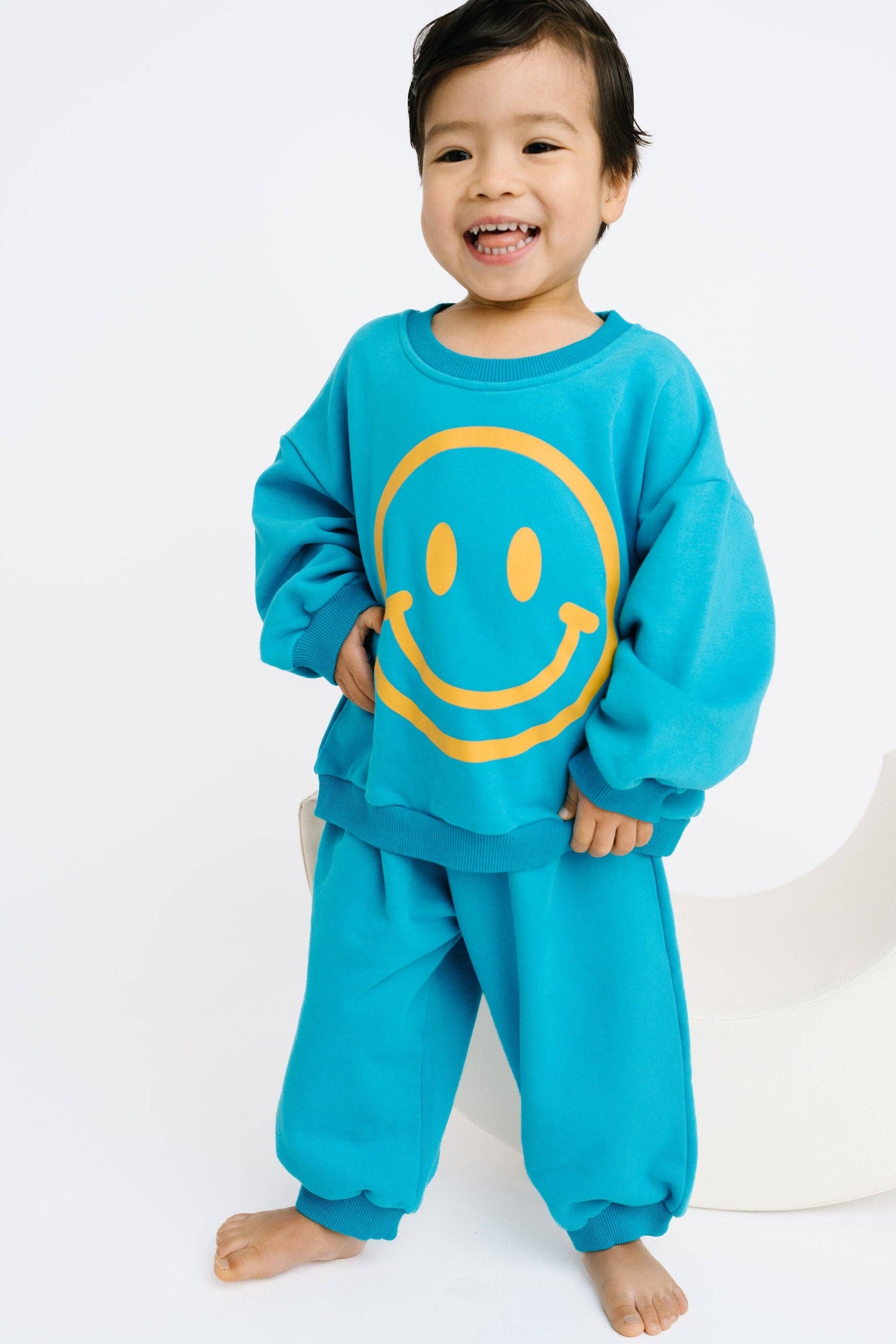 Electric Blue Happy Sweatsuit
