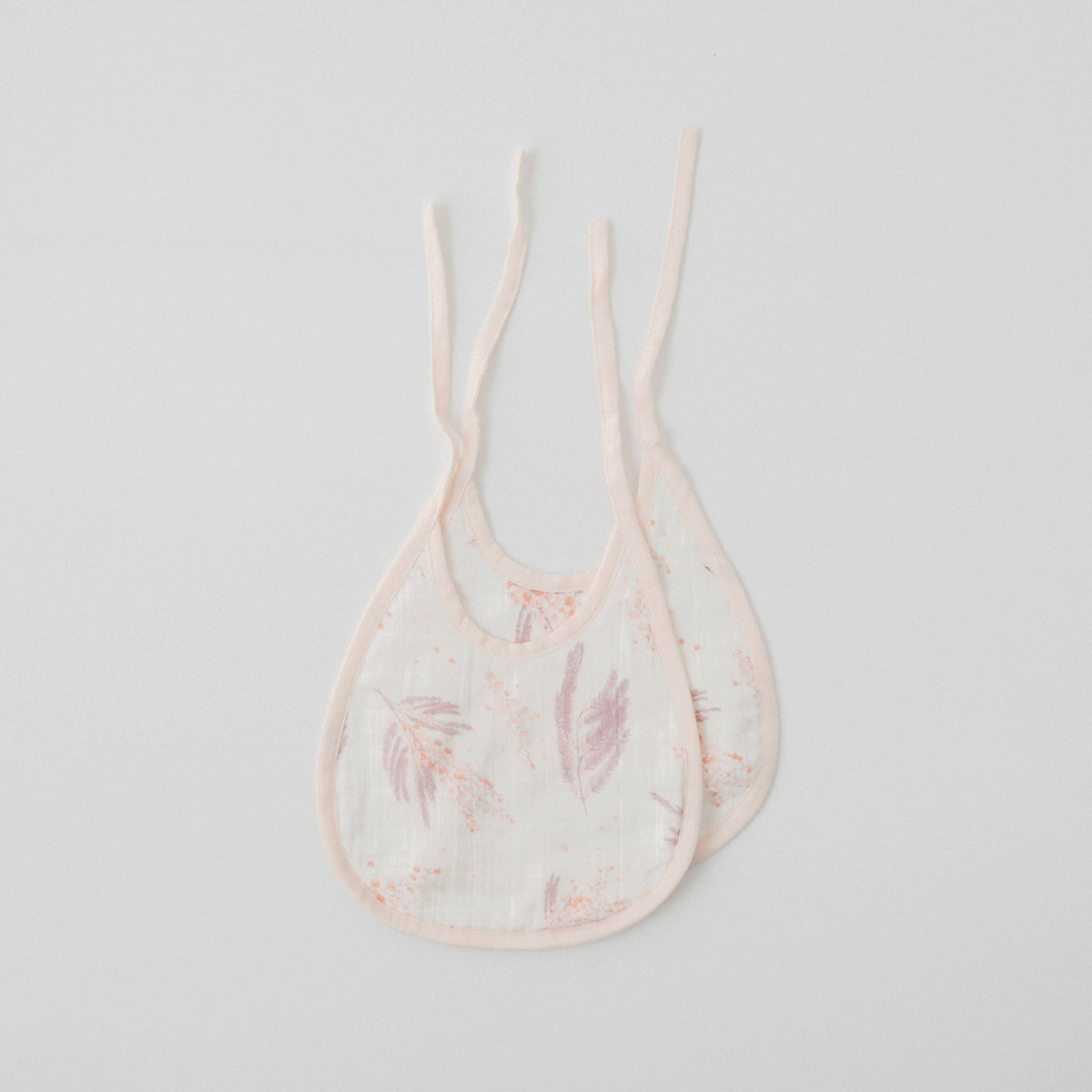 Muhly Grass Organic Muslin Bibs