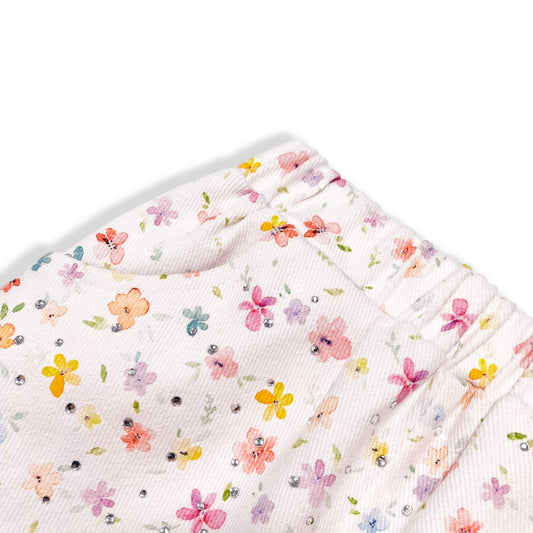 Floral Canvas Shorts