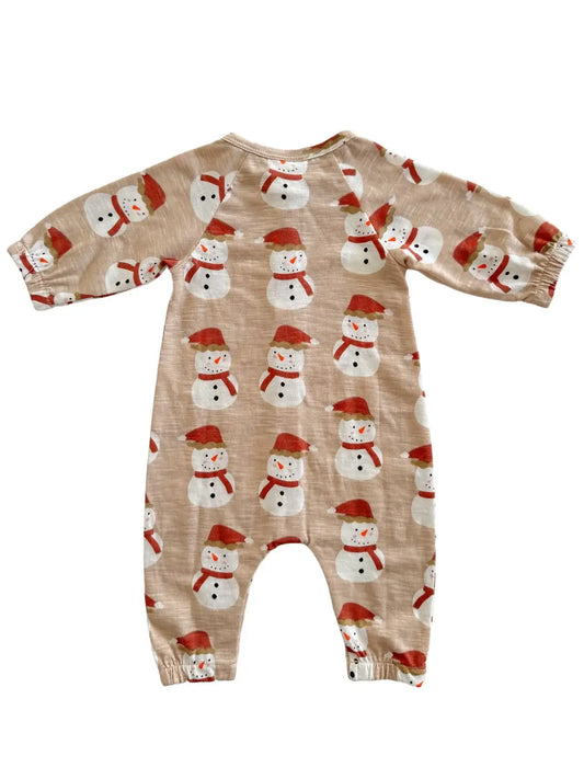 Brownie the Snowman Organic Jumpsuit