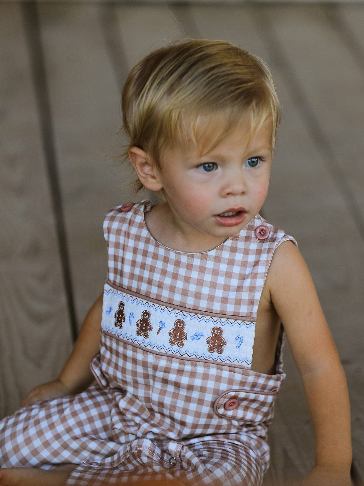 Christmas Gingerbread Romper