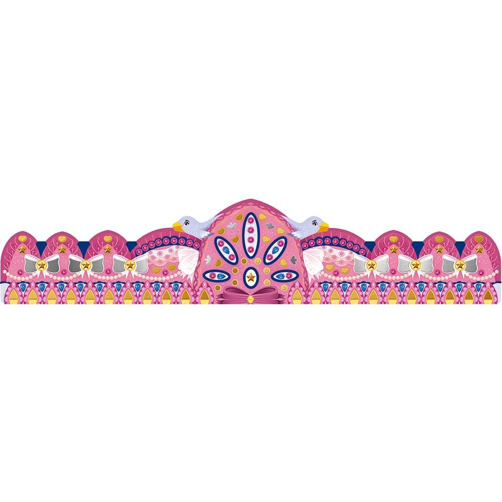 Jewels and sticker DIY crown kit, view 5