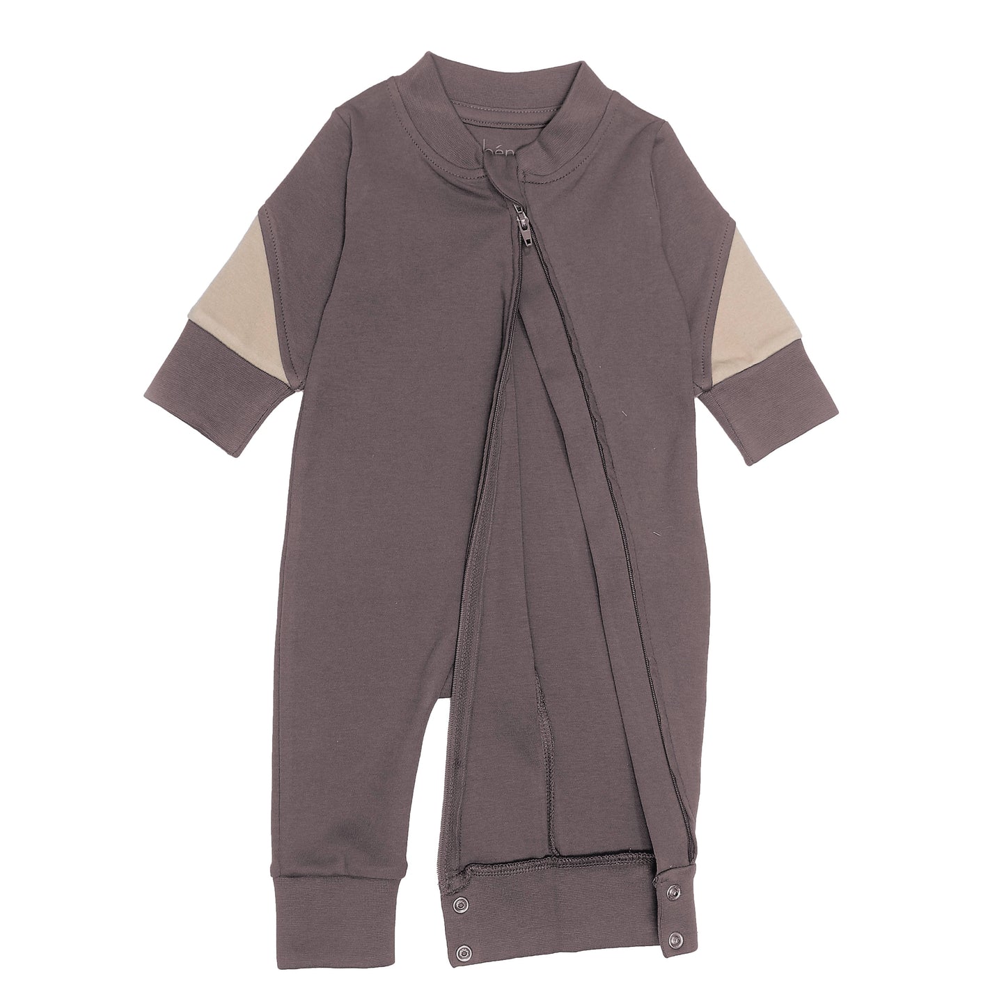 Color Block Organic Zipped Romper