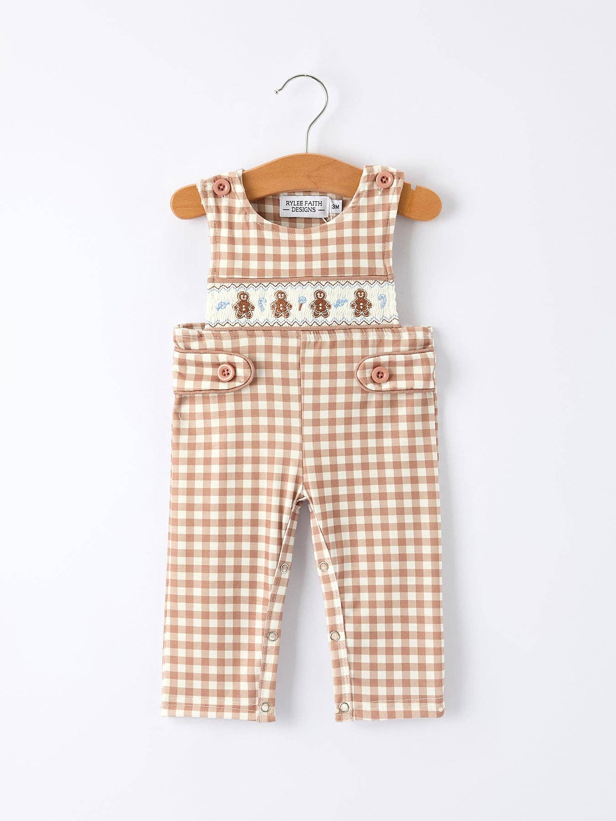 Christmas Gingerbread Romper