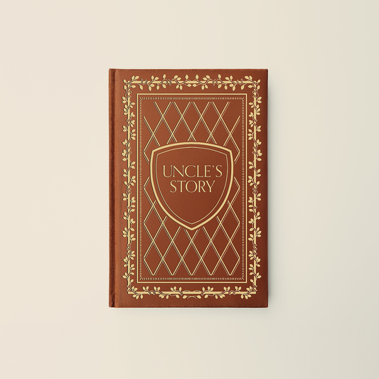 Uncle's Story memory and keepsake family journal front view