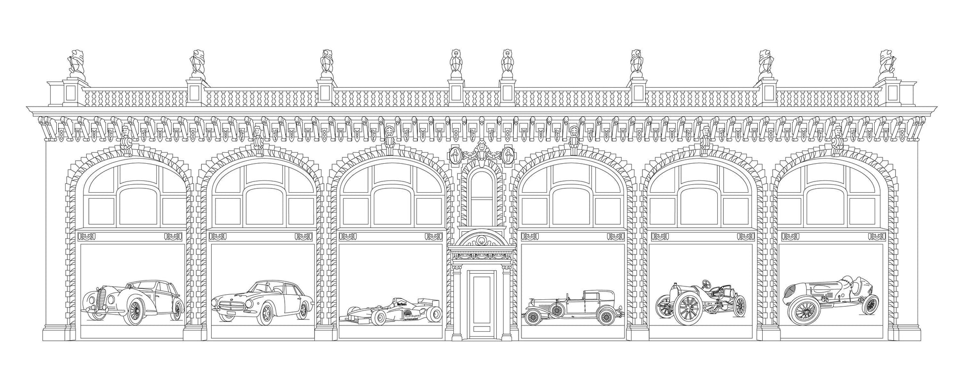 Newport Rhode Island coloring book for kids back cover view
