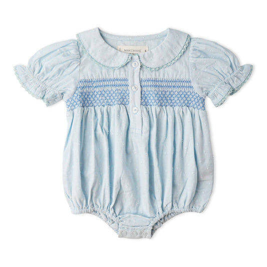 Vivi Organic Smocked Romper