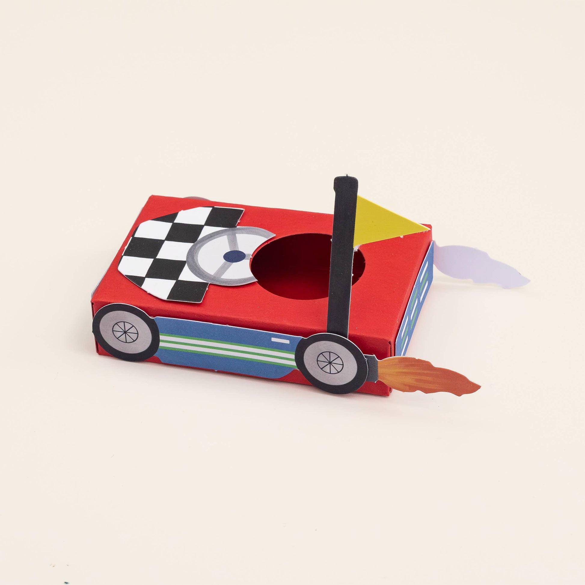 Matchbox racing car kit close up materials detail