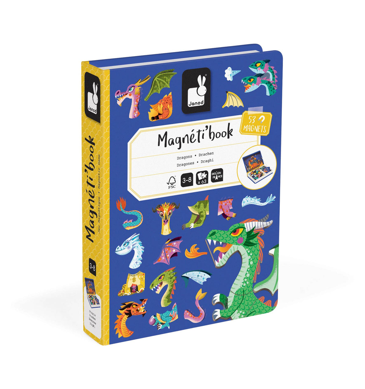 Magneti'book magnetic play book, Dragons, view 5
