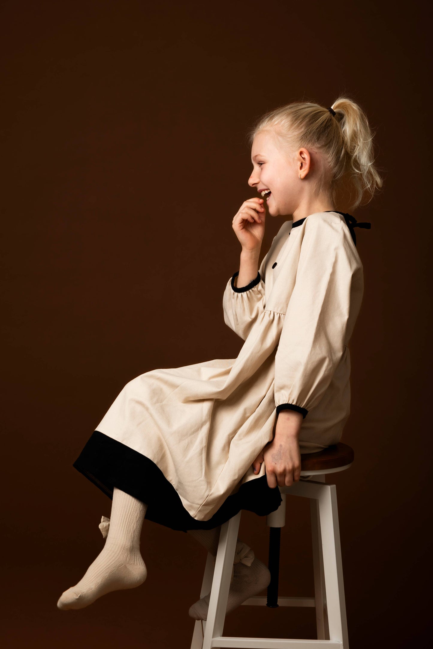 Vanilla Bean Linen Dress