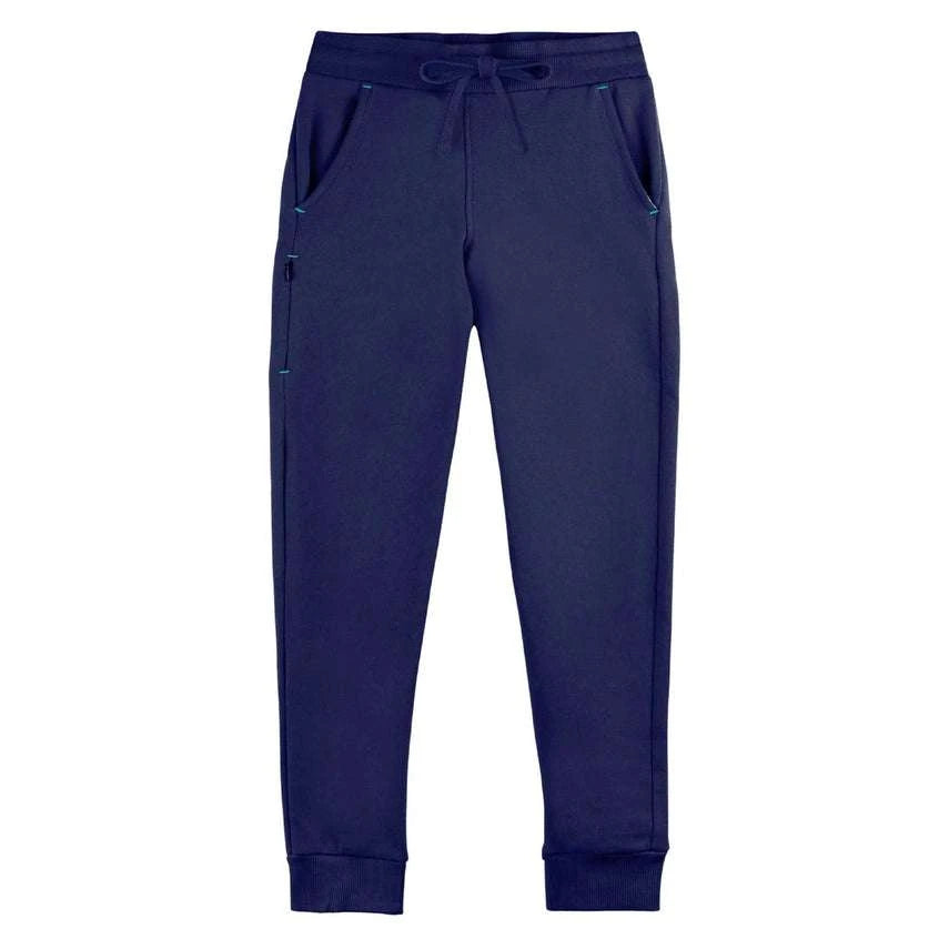 Swell organic kids sweatpants side view detail