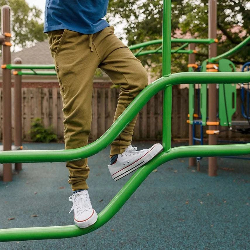 Swell kids organic sweatpants flat lay product view